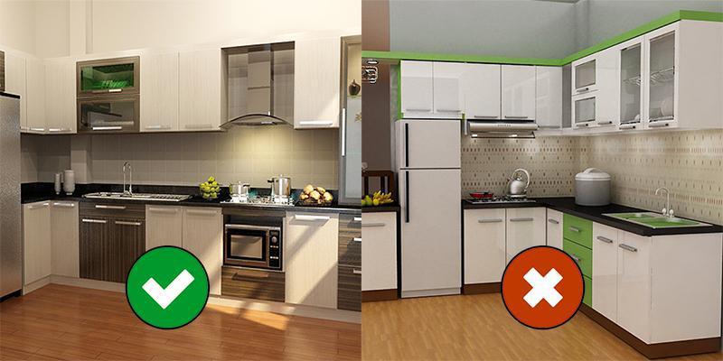 Phong thuỷ nhà bếp có thể tác động đến sức khỏe và tài lộc của gia đình bạn. Hãy xem qua bức ảnh để tìm hiểu những bí kíp về phong thuỷ nhà bếp, giúp cho không gian nấu nướng trở nên thoải mái, hài hòa, và ngấm tràn năng lượng tích cực.